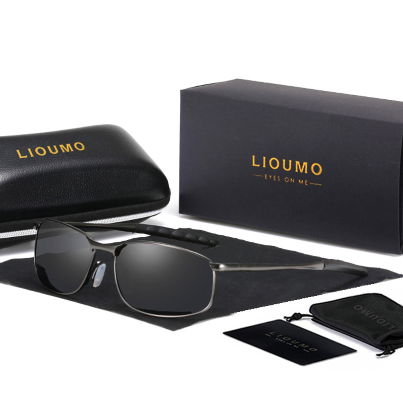 Sunglasses Aviator Polarized - LIOUMO ยี่ห้อใหม่การบินชายแว่นตากันแดด Polarized ผู้ชายแว่นตาผู้หญิงแว่นตา HD ขับรถกระจกแว่นตา