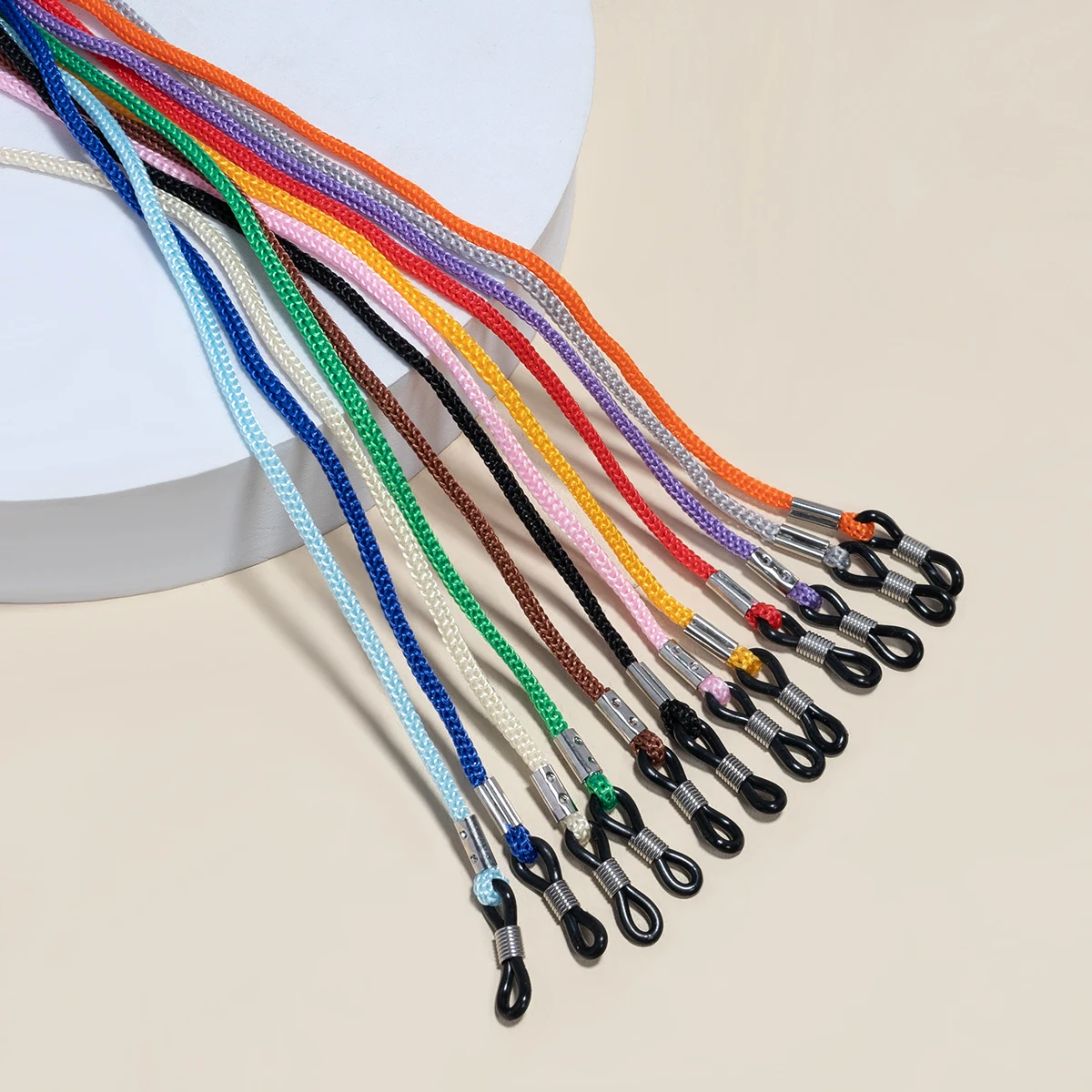 Sunglass Retainer Cord - สายคล้องแว่นตาปรับได้ 5 ชิ้น ป้องกันการลื่นไถล สายคล้องแว่นกันแดดแบบสปอร์ต สายคล้องแว่นตาสำหรับผู้หญิงและผู้ชาย