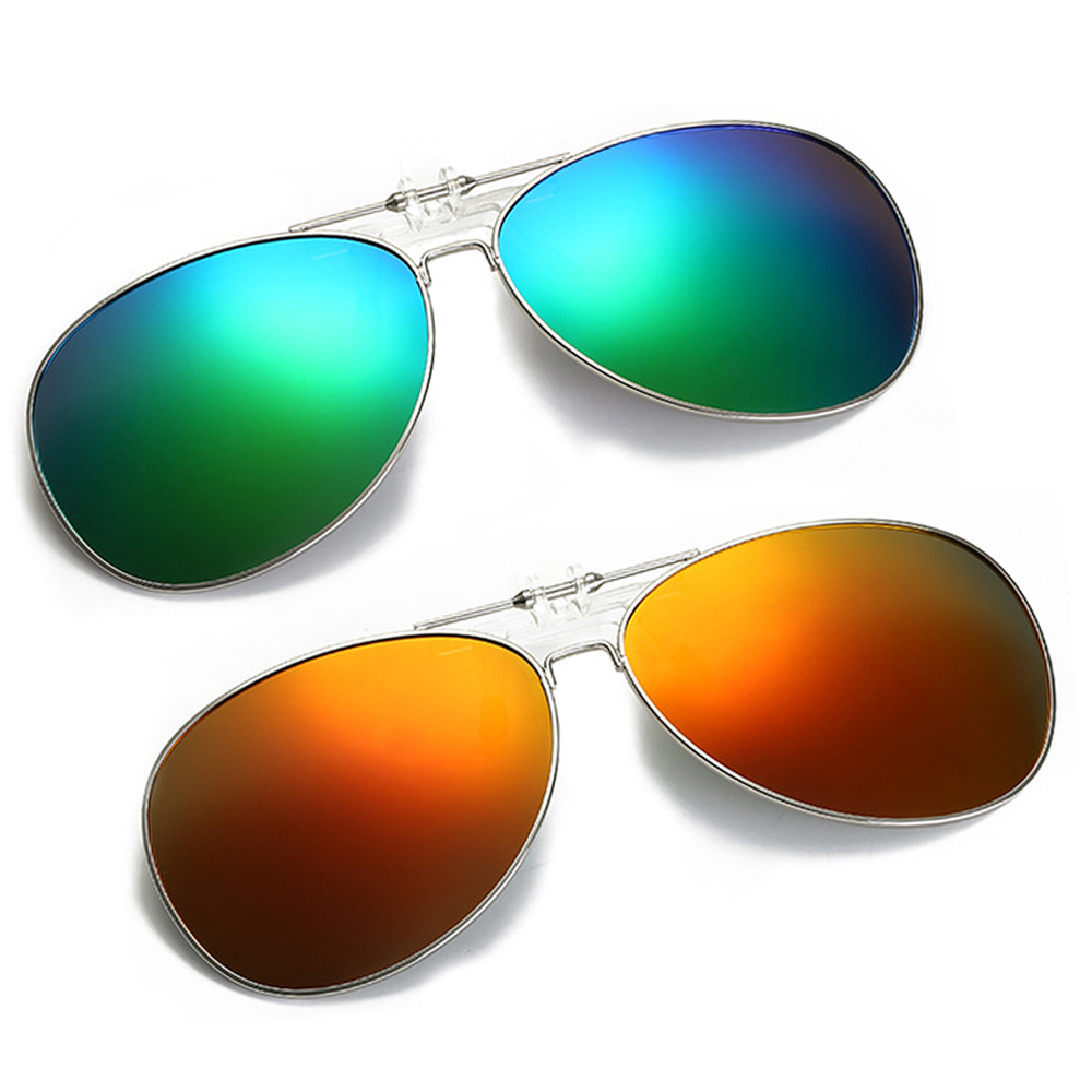 Sunglasses Aviator Polarized - คลิปนักบินขนาดใหญ่บนแว่นกันแดดขับรถแฟชั่นผู้ชายขับรถโลหะผสมโพลาไรซ์การบินบิ๊กผู้หญิงแว่นตาคลิปสําหรับสายตาสั้น