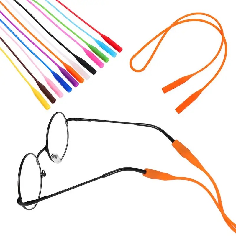 Sunglass Retainer Cord - สายคล้องแว่นตาซิลิโคน 1 ชิ้น สายรัดแว่นตาสำหรับกีฬา สายคล้องแว่นกันแดด สายรัดกีฬา