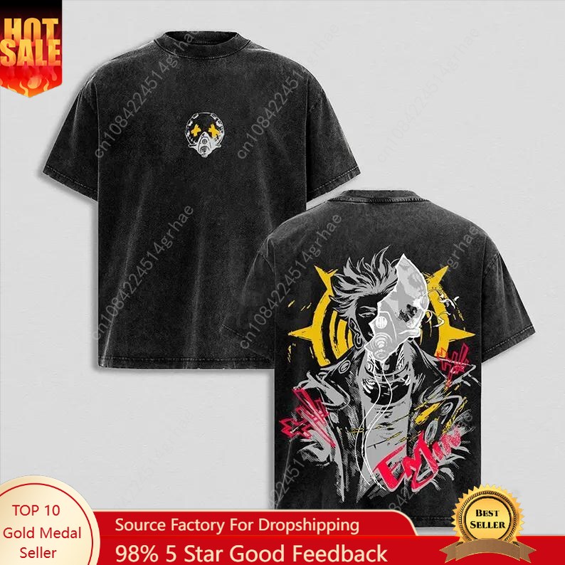 Tee Graphic Print - เสื้อยืดลายอนิเมะวินเทจ Gachiakuta เสื้อยืดสำหรับคนรักอนิเมะ ของขวัญ เสื้อยืดพิมพ์ลายกราฟิก เสื้อยืดโอเวอร์ไซส์