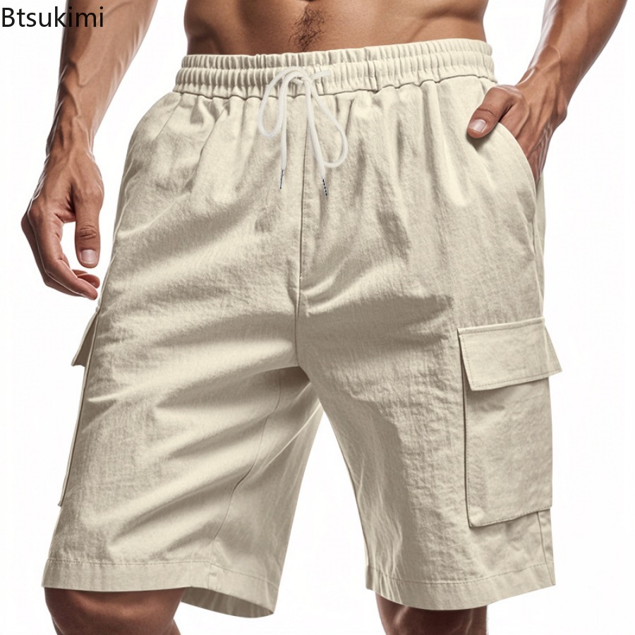 ใหม่ 2025 กางเกงขาสั้นสินค้าผู - Short Linen Drawstring บทวิจารณ์และราคา
