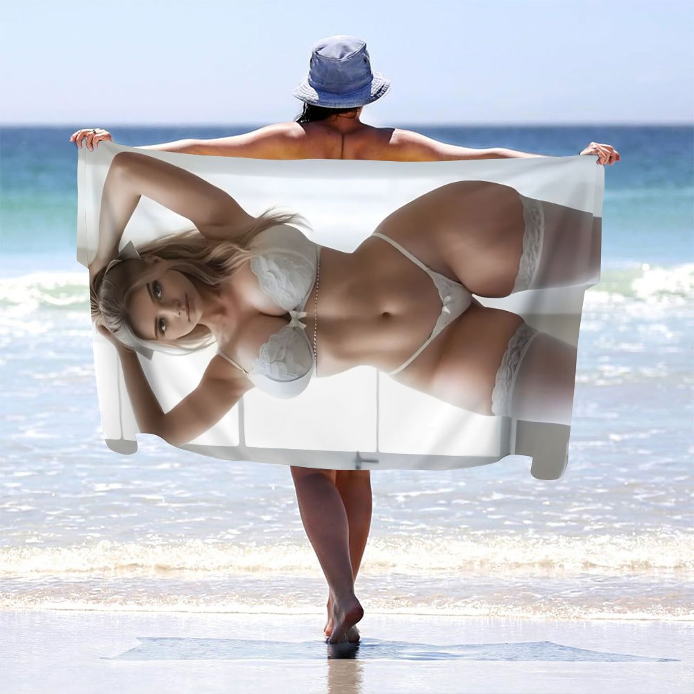 ผ้าเช็ดตัวชายหาดไมโครไฟเบอร์ ล - Beach Towel Large บทวิจารณ์และราคา