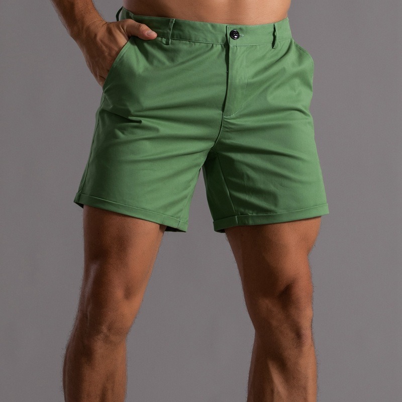 กางเกงขาสั้นชิโน่ทรงสลิมฟิตชาย - Shorts Chino Slim บทวิจารณ์และราคา