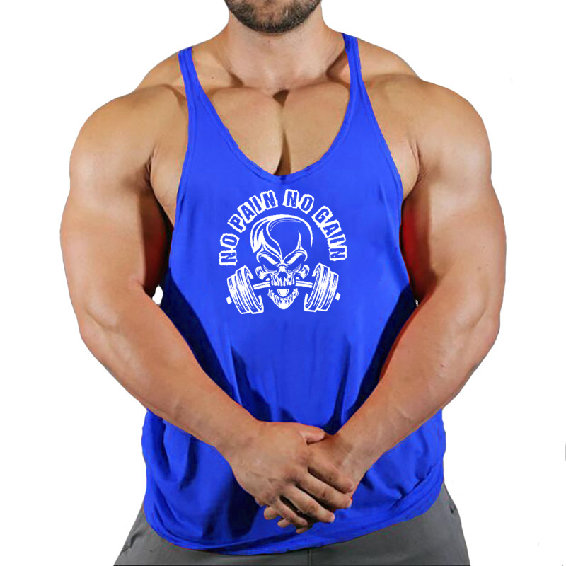 เสื้อแขนกุดพิมพ์ลายระบายอากาศไ - Tank Top Muscle บทวิจารณ์และราคา