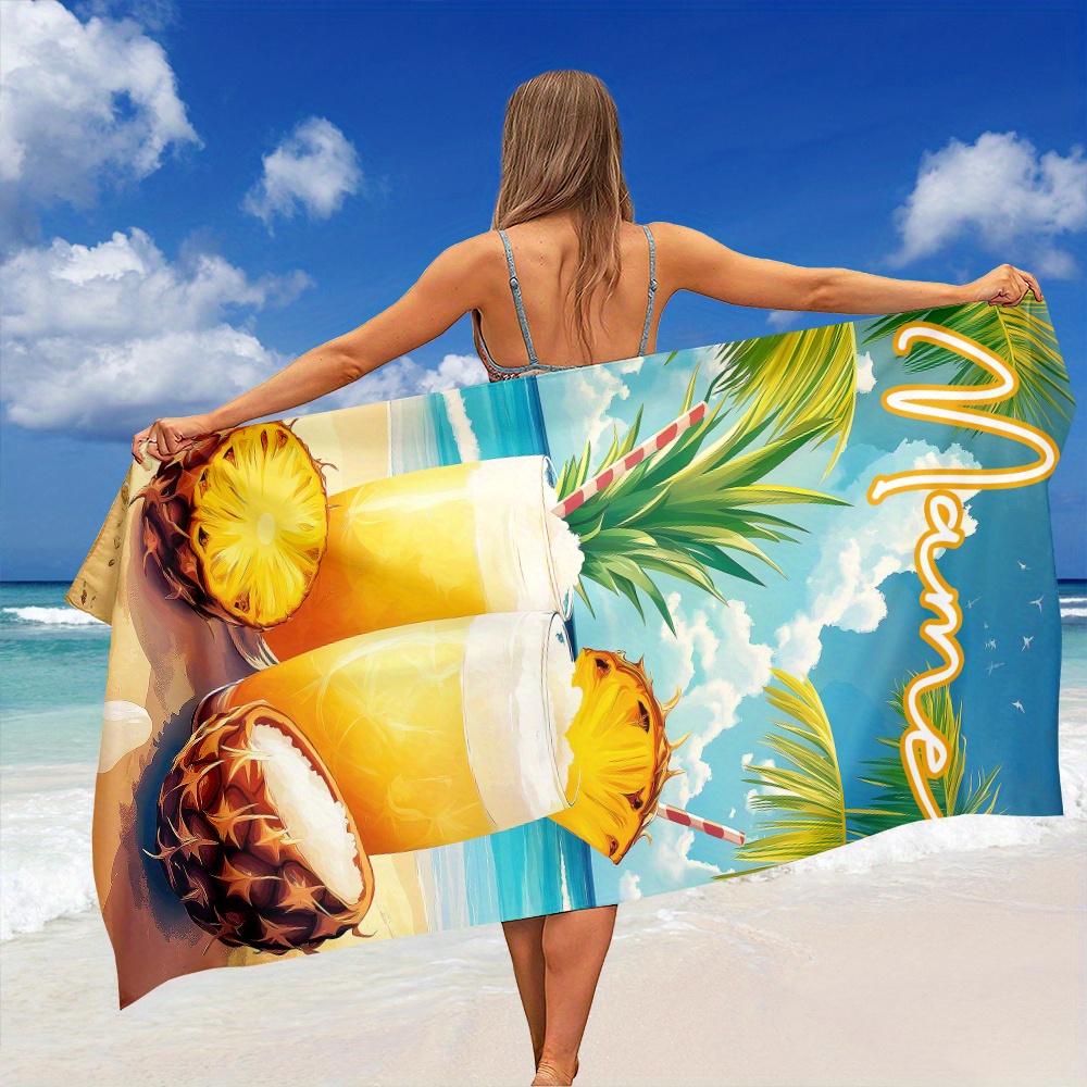 ผ้าเช็ดตัวชายหาดแบบกำหนดเองได้ - Beach Towel Large บทวิจารณ์และราคา