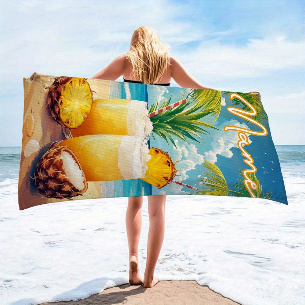 ผ้าเช็ดตัวชายหาดแบบกำหนดเองได้ - Beach Towel Large บทวิจารณ์และราคา