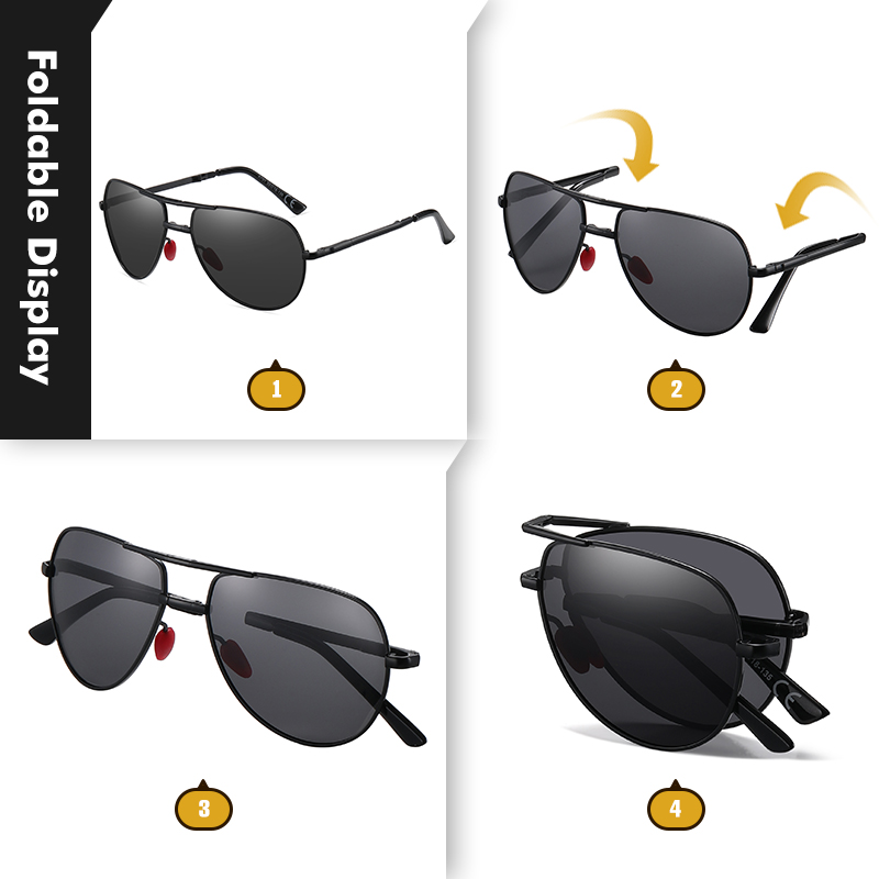 คูลแพนด้าแฟชั่นแว่นตากันแดดแบบ - Sunglasses Aviator Polarized บทวิจารณ์และราคา