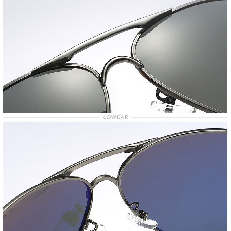 AOWEAR ผู้ชายแว่นตากันแดดผู้ชา - Sunglasses Aviator Polarized บทวิจารณ์และราคา