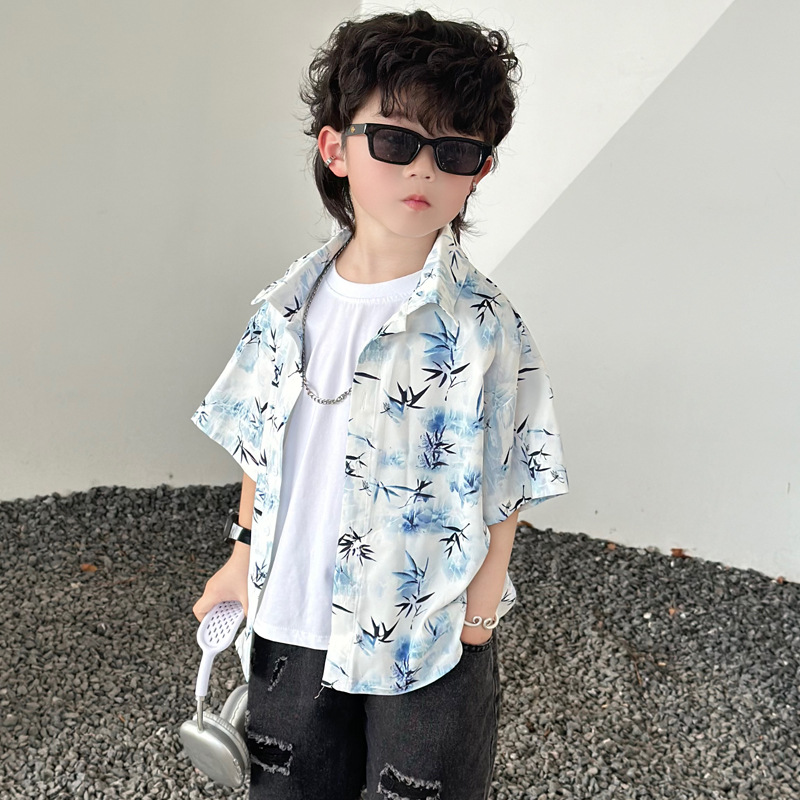 คู่รีสอร์ทดูพ่อแม่และเด็กเสื้อ - Resort Shirt Floral บทวิจารณ์และราคา
