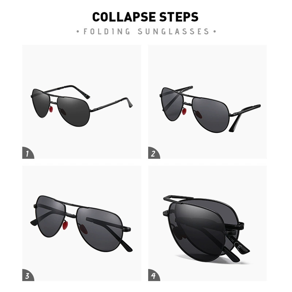 แว่นกันแดดพับได้ VIVIBEE รุ่น  - Sunglasses Aviator Polarized บทวิจารณ์และราคา