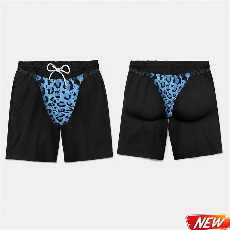 กางเกงว่ายน้ำลายเสือดาว 3D สำห - Trunks Board Surf บทวิจารณ์และราคา