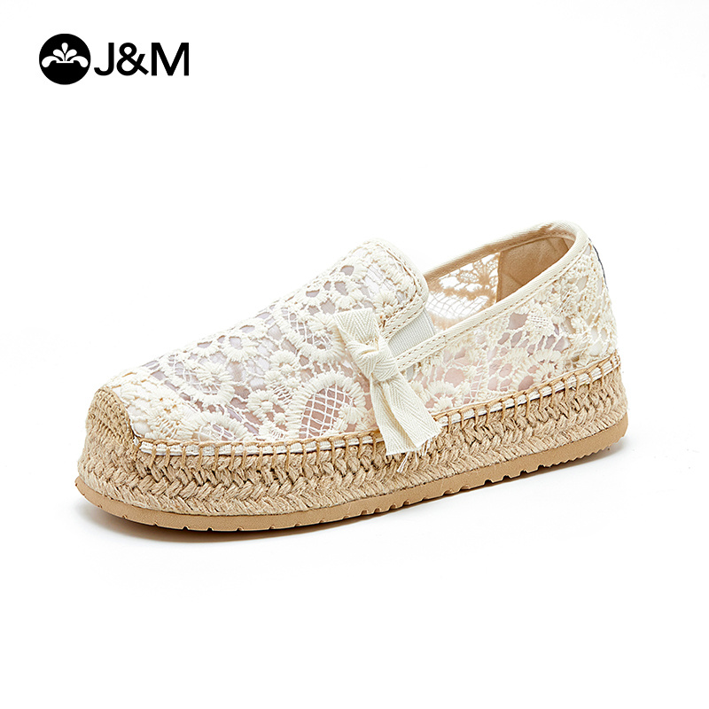 Joy & Mario แพลตฟอร์มรองเท้าไม - Espadrille Slip On บทวิจารณ์และราคา