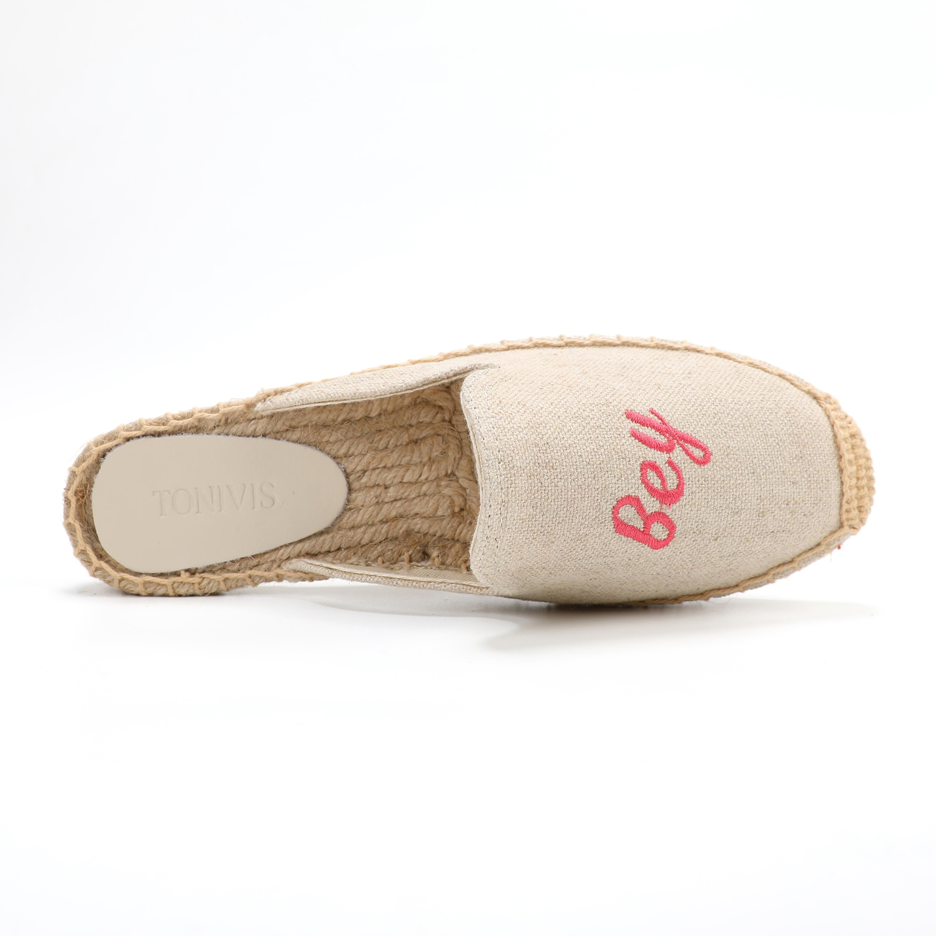 รองเท้าสลิปเปอร์ผ้าลินินปักลาย - Espadrille Slip On บทวิจารณ์และราคา