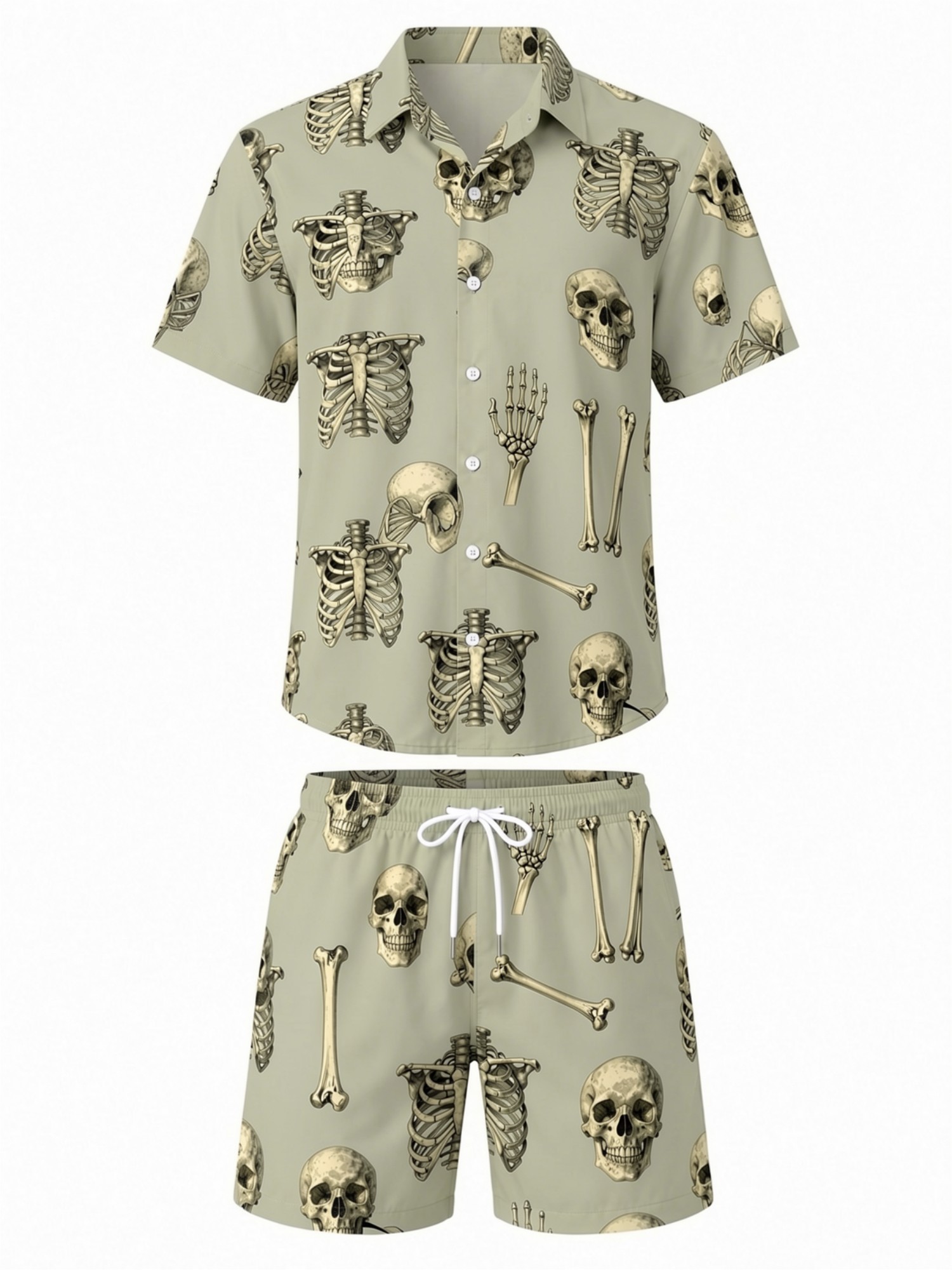 ชุดเสื้อเชิ้ตแขนสั้นลายดอกไม้ส - Resort Shirt Floral บทวิจารณ์และราคา