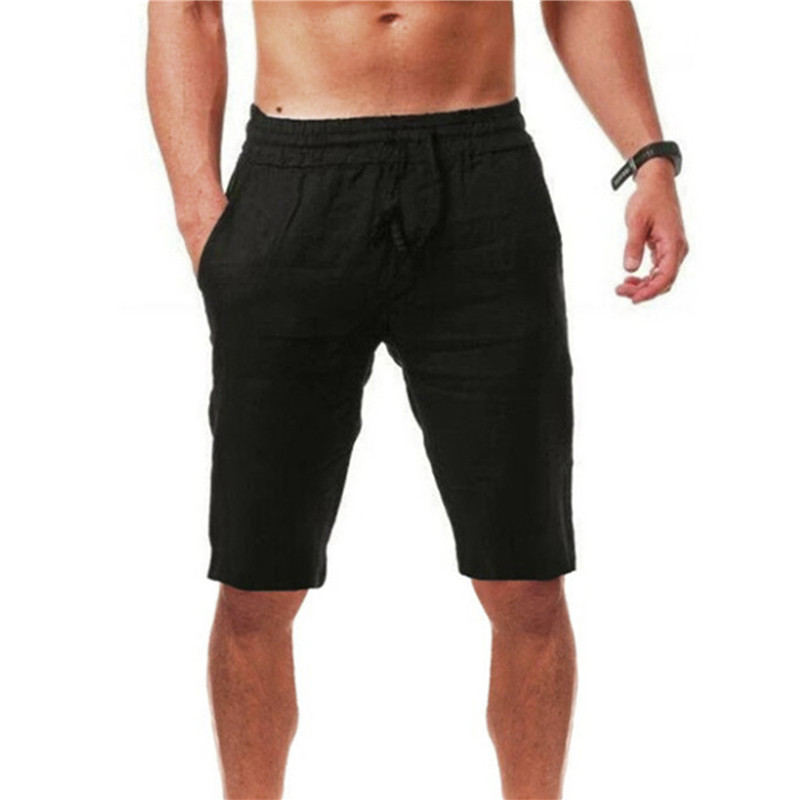 2026 ใหม่กางเกงขาสั้นผ้าฝ้ายผู - Short Linen Drawstring บทวิจารณ์และราคา