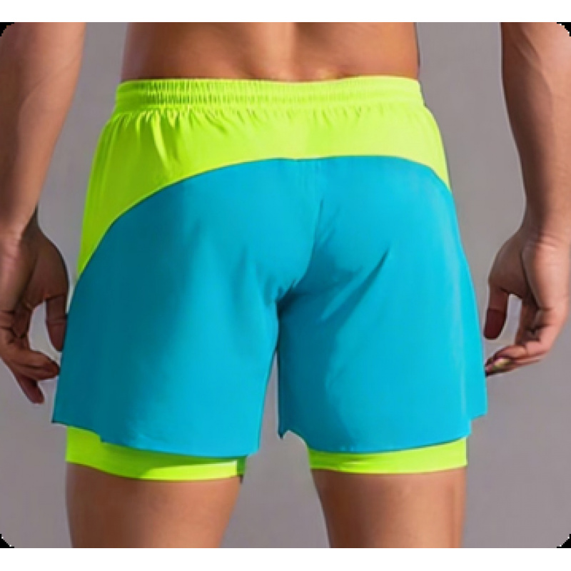 กางเกงว่ายน้ำชายแบบสองชั้น แห้ - Trunks Board Surf บทวิจารณ์และราคา