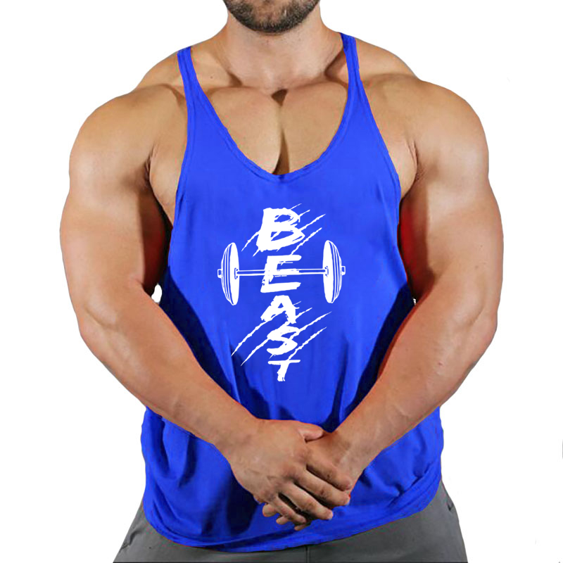 ฤดูร้อนฟิตเนส Tank Top Men เพา - Tank Top Muscle บทวิจารณ์และราคา