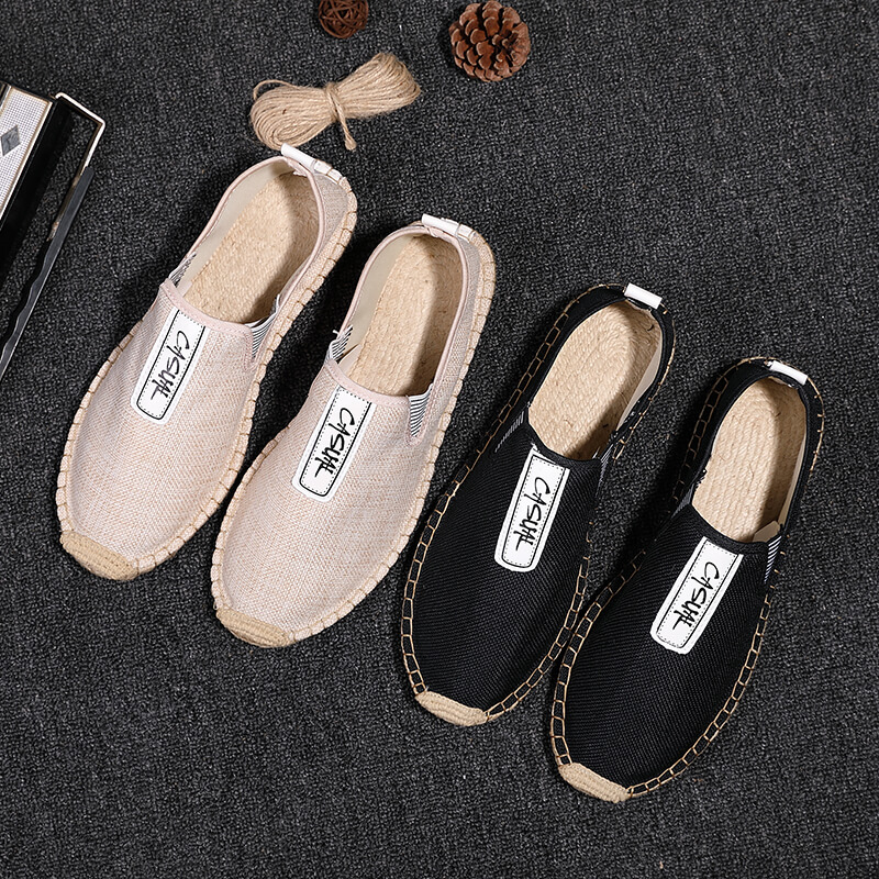 รองเท้าลำลองผู้ชายผ้าลินิน รอง - Espadrille Slip On บทวิจารณ์และราคา